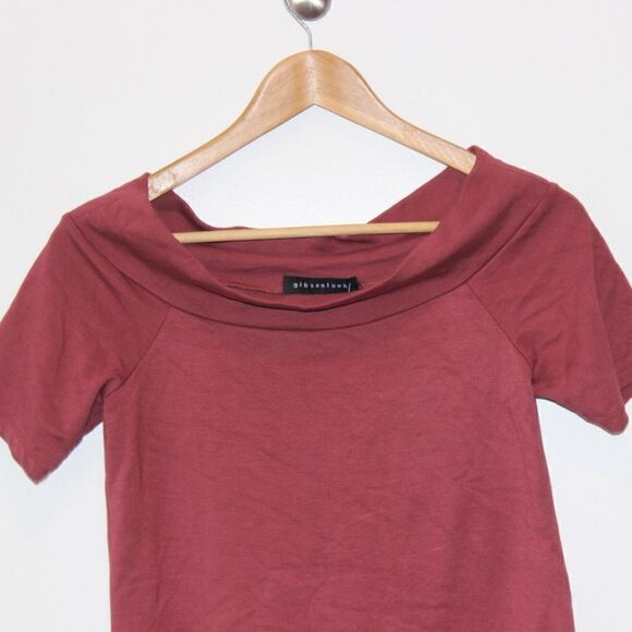 NEW Gibson BunBurry Off Shoulder Top Women XS - Picture 3 of 11